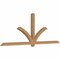Ekena Millwork Redmond Smooth Timber Gable Bracket, Western Red Cedar, 108"W x 40"H x 3 1/2"D x 3 1/2"F, 9/12 Pitch GBW108X40X0404RED00SWR - alternate 5